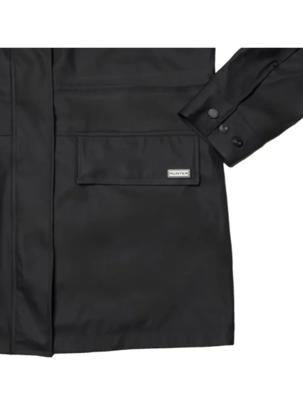 Hunter Ladies' Rain Jacket Black Small